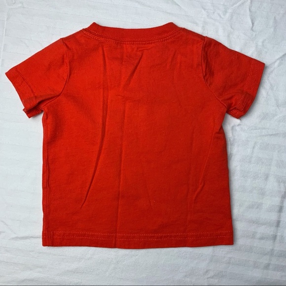 Carter’s red shirt navy pants set, dog with headphones appliqué, 3 months - Picture 7 of 8